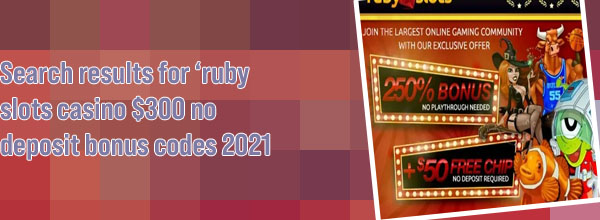 Ruby slots casino no deposit bonus