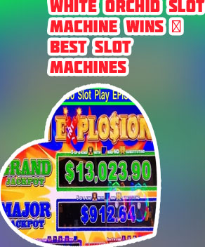 White orchid slot machine